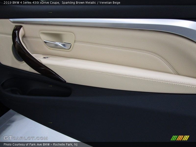Sparkling Brown Metallic / Venetian Beige 2019 BMW 4 Series 430i xDrive Coupe
