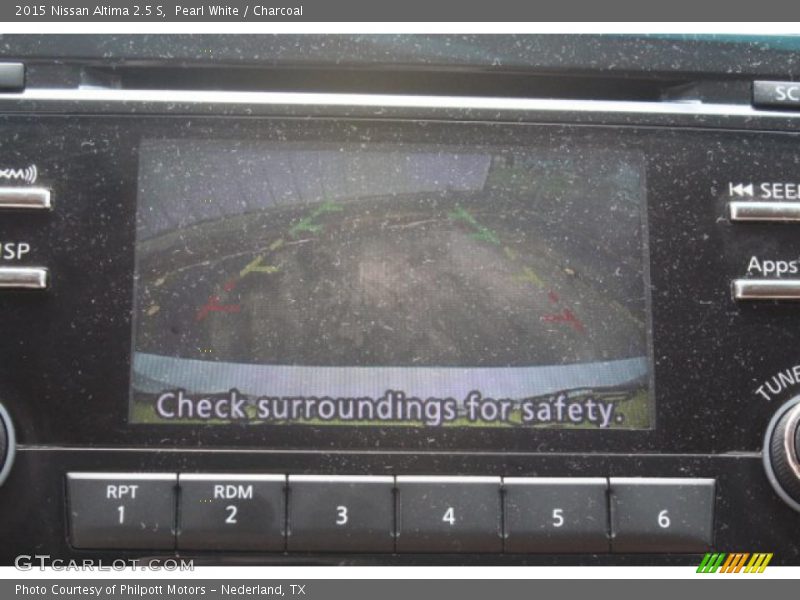 Pearl White / Charcoal 2015 Nissan Altima 2.5 S