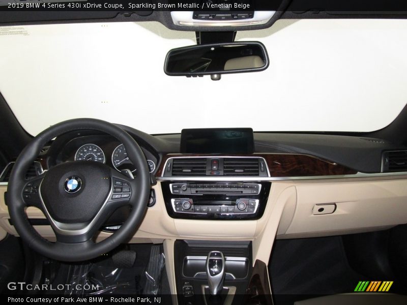 Sparkling Brown Metallic / Venetian Beige 2019 BMW 4 Series 430i xDrive Coupe