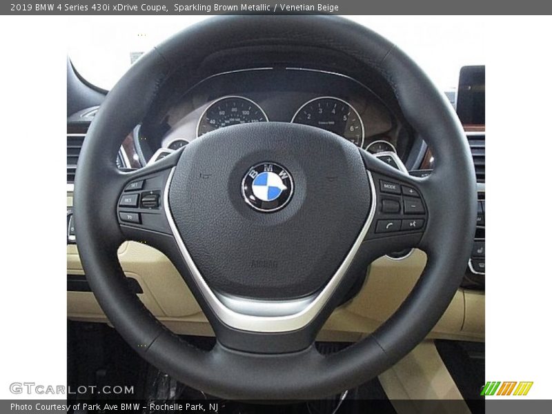 Sparkling Brown Metallic / Venetian Beige 2019 BMW 4 Series 430i xDrive Coupe