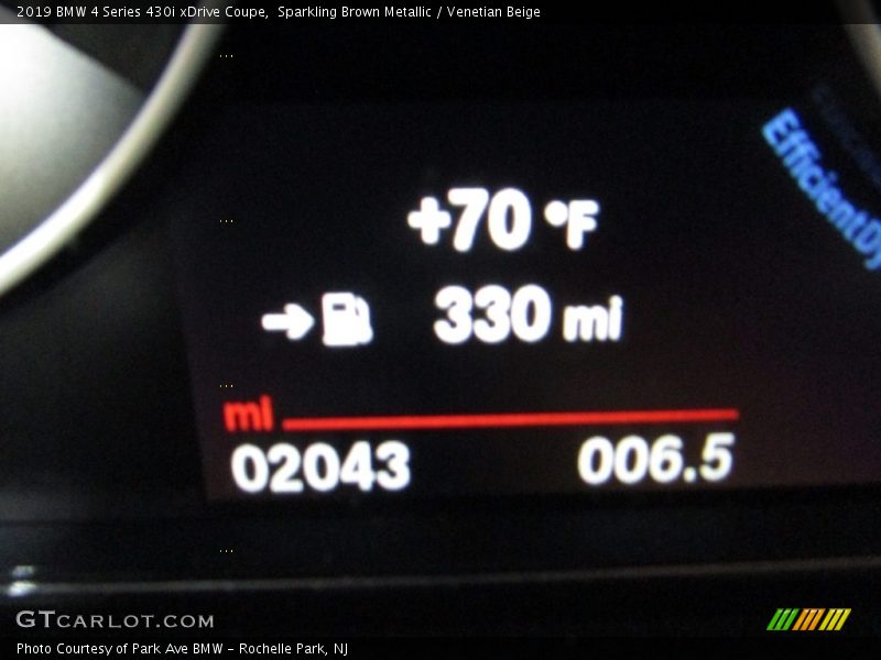 Sparkling Brown Metallic / Venetian Beige 2019 BMW 4 Series 430i xDrive Coupe