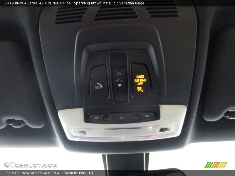 Sparkling Brown Metallic / Venetian Beige 2019 BMW 4 Series 430i xDrive Coupe