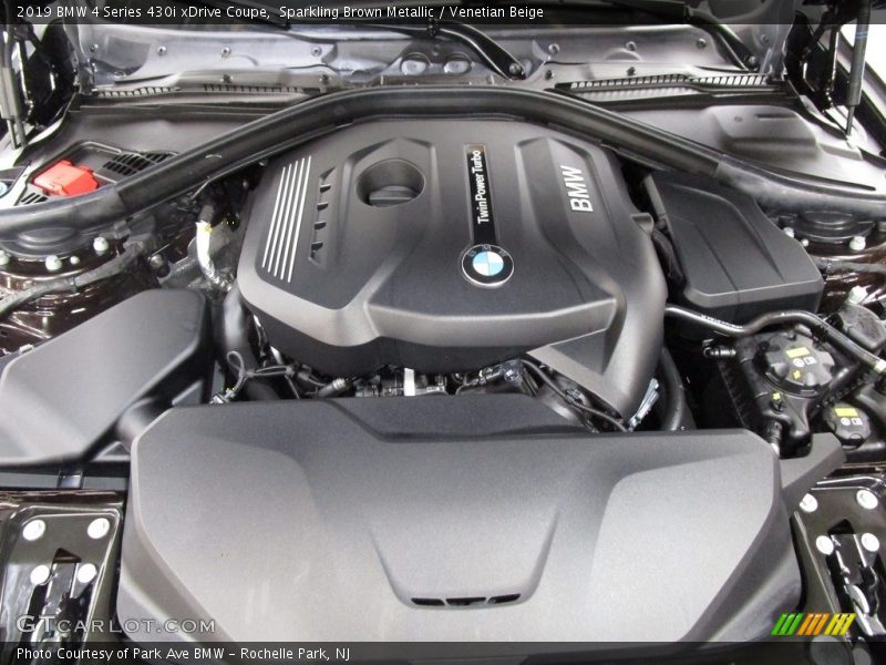 Sparkling Brown Metallic / Venetian Beige 2019 BMW 4 Series 430i xDrive Coupe