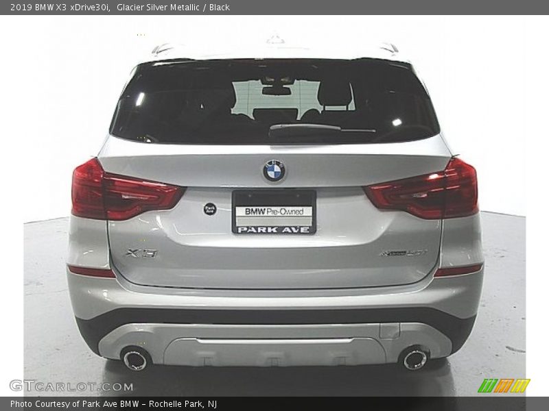 Glacier Silver Metallic / Black 2019 BMW X3 xDrive30i