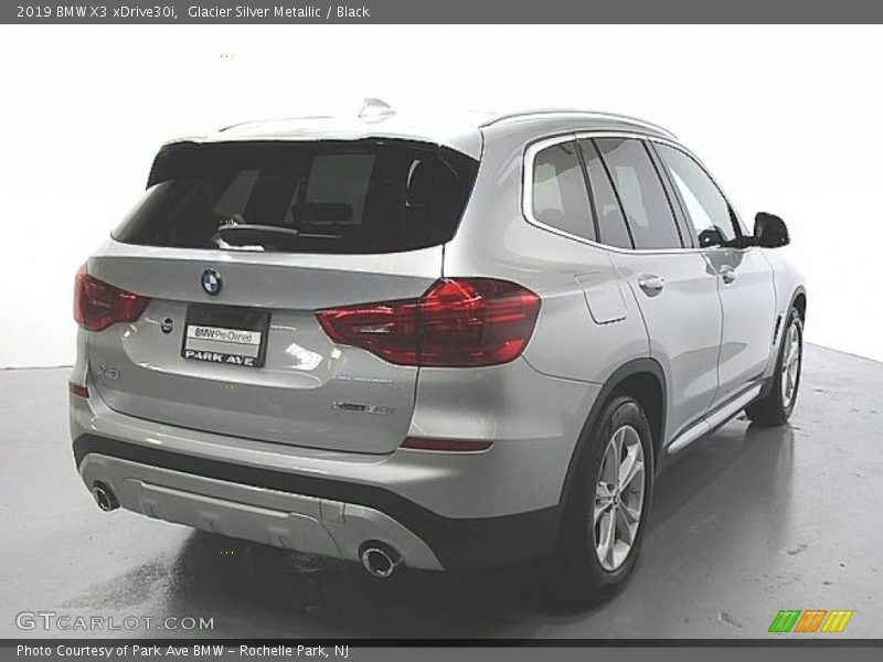 Glacier Silver Metallic / Black 2019 BMW X3 xDrive30i