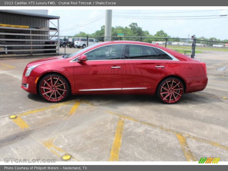 Crystal Red Tintcoat / Shale/Cocoa 2013 Cadillac XTS Luxury FWD