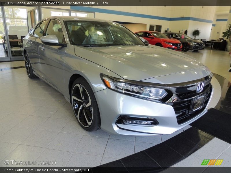 Lunar Silver Metallic / Black 2019 Honda Accord Sport Sedan