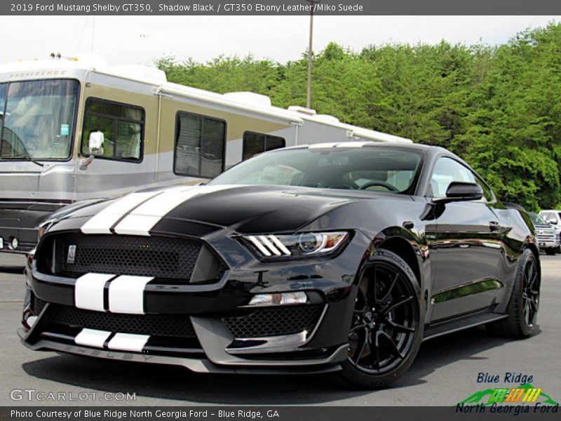 Shadow Black / GT350 Ebony Leather/Miko Suede 2019 Ford Mustang Shelby GT350