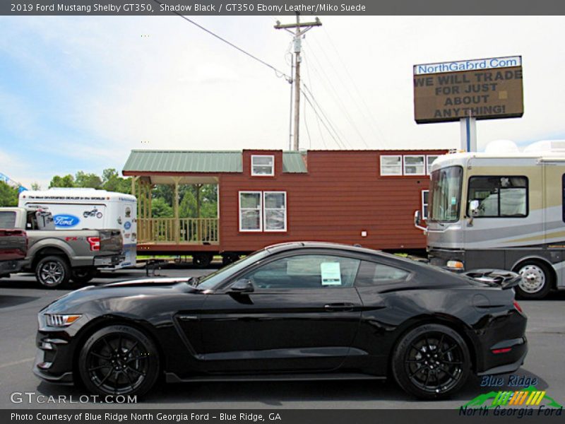 Shadow Black / GT350 Ebony Leather/Miko Suede 2019 Ford Mustang Shelby GT350