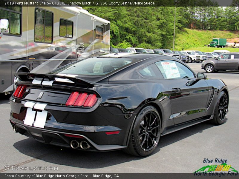 Shadow Black / GT350 Ebony Leather/Miko Suede 2019 Ford Mustang Shelby GT350