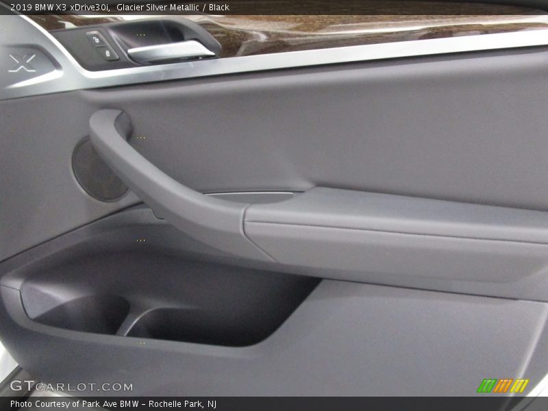 Glacier Silver Metallic / Black 2019 BMW X3 xDrive30i