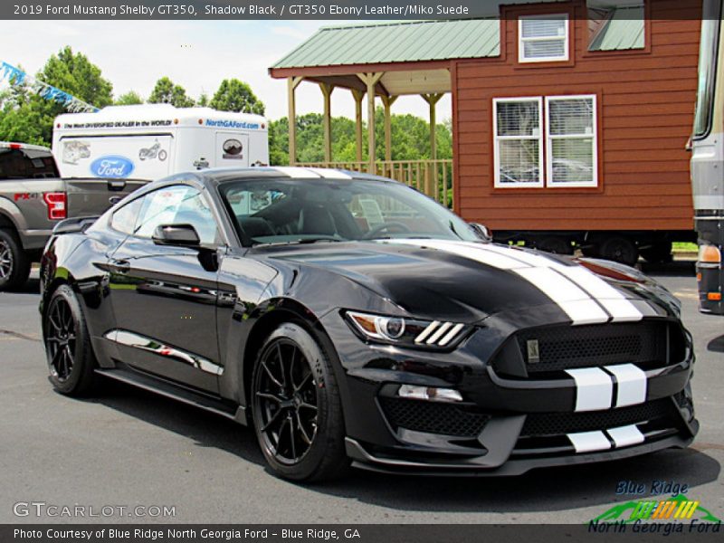 Shadow Black / GT350 Ebony Leather/Miko Suede 2019 Ford Mustang Shelby GT350