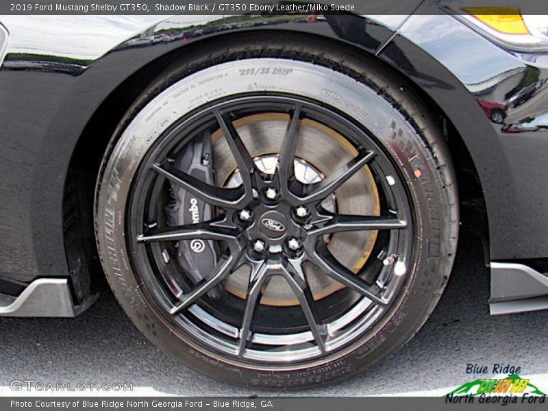 Shadow Black / GT350 Ebony Leather/Miko Suede 2019 Ford Mustang Shelby GT350