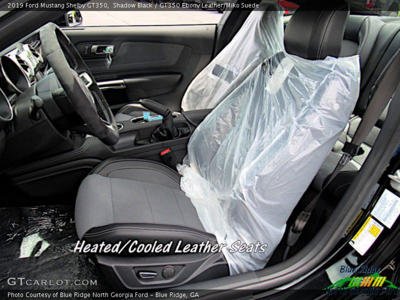 Shadow Black / GT350 Ebony Leather/Miko Suede 2019 Ford Mustang Shelby GT350