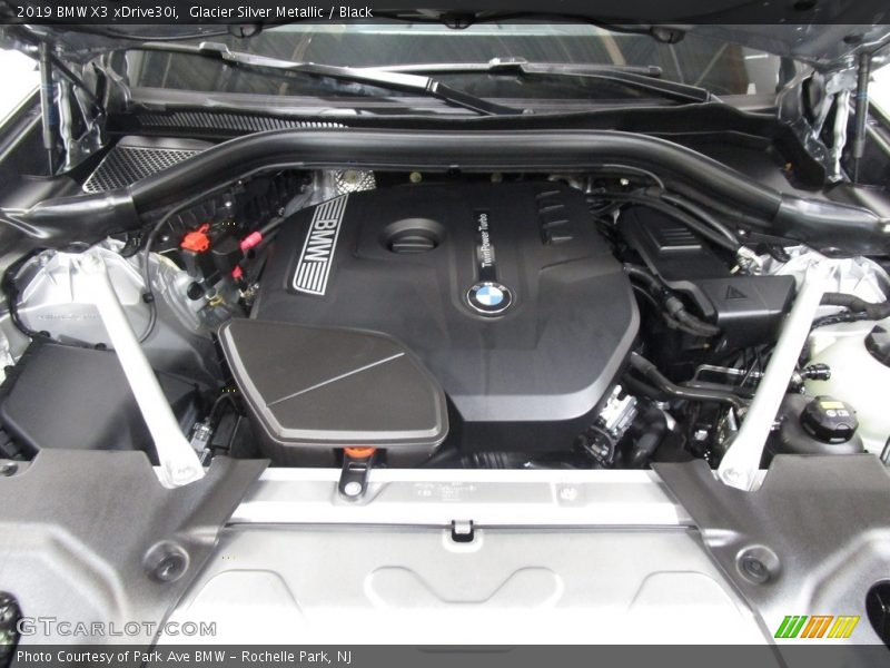 Glacier Silver Metallic / Black 2019 BMW X3 xDrive30i