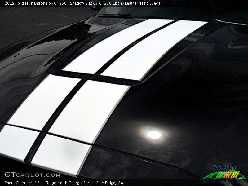 Shadow Black / GT350 Ebony Leather/Miko Suede 2019 Ford Mustang Shelby GT350