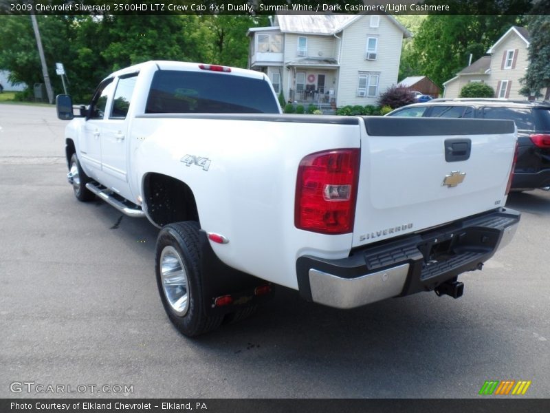 Summit White / Dark Cashmere/Light Cashmere 2009 Chevrolet Silverado 3500HD LTZ Crew Cab 4x4 Dually