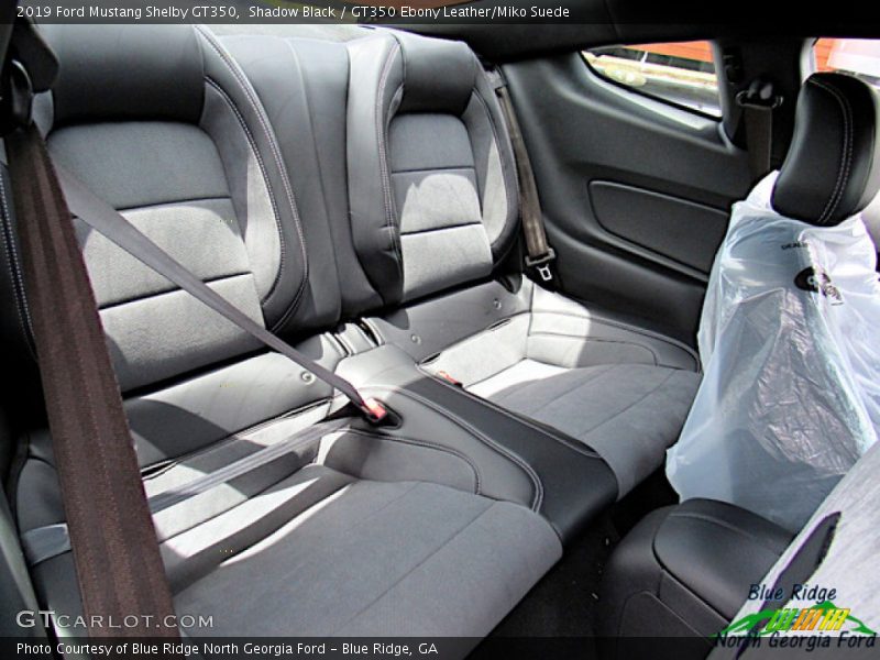 Shadow Black / GT350 Ebony Leather/Miko Suede 2019 Ford Mustang Shelby GT350