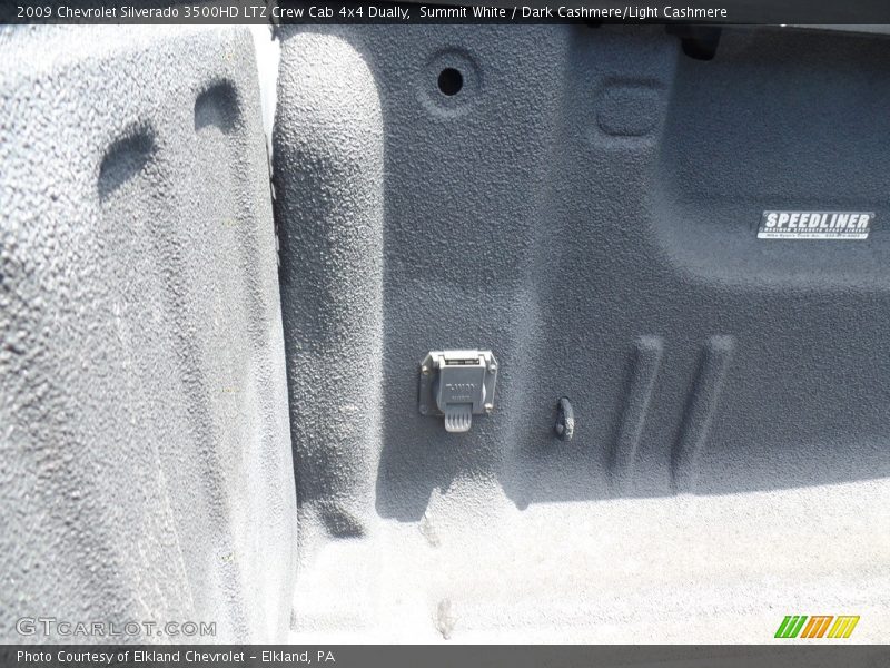 Summit White / Dark Cashmere/Light Cashmere 2009 Chevrolet Silverado 3500HD LTZ Crew Cab 4x4 Dually