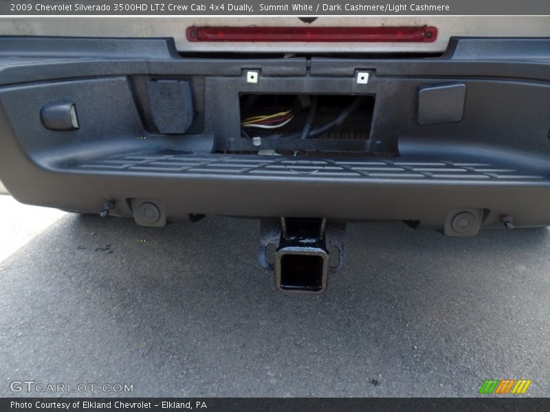 Summit White / Dark Cashmere/Light Cashmere 2009 Chevrolet Silverado 3500HD LTZ Crew Cab 4x4 Dually