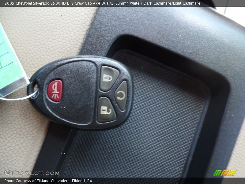 Summit White / Dark Cashmere/Light Cashmere 2009 Chevrolet Silverado 3500HD LTZ Crew Cab 4x4 Dually