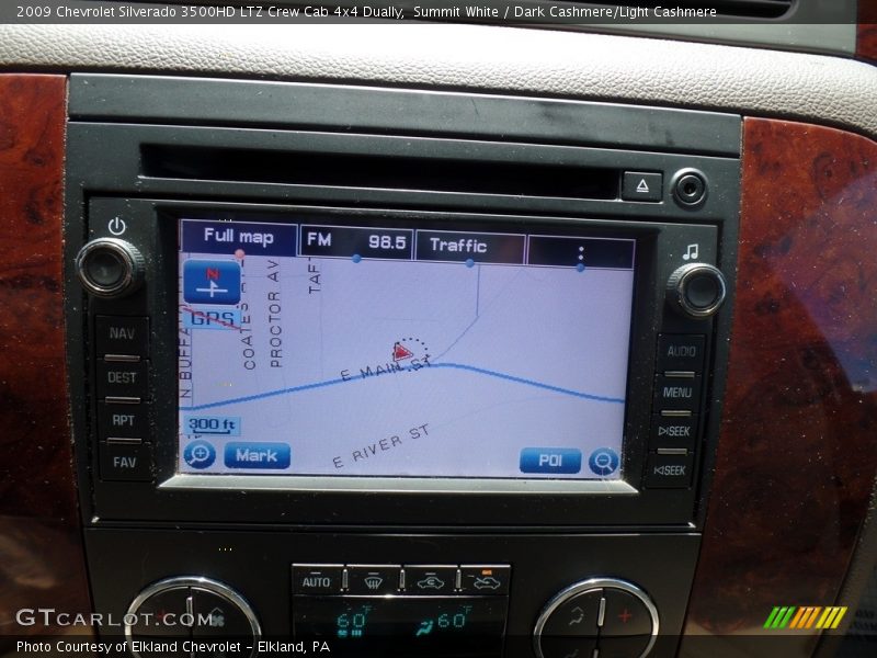 Summit White / Dark Cashmere/Light Cashmere 2009 Chevrolet Silverado 3500HD LTZ Crew Cab 4x4 Dually