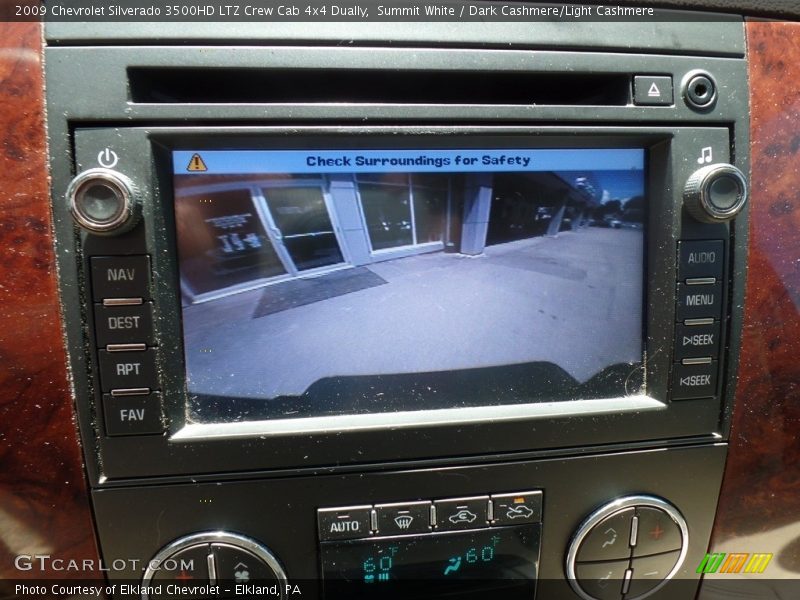 Summit White / Dark Cashmere/Light Cashmere 2009 Chevrolet Silverado 3500HD LTZ Crew Cab 4x4 Dually