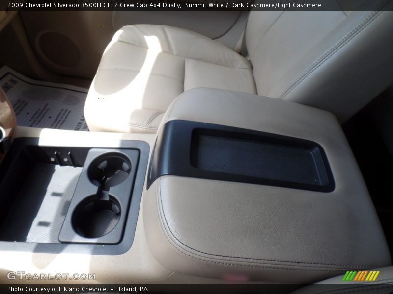 Summit White / Dark Cashmere/Light Cashmere 2009 Chevrolet Silverado 3500HD LTZ Crew Cab 4x4 Dually