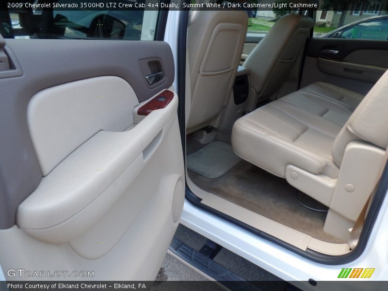 Summit White / Dark Cashmere/Light Cashmere 2009 Chevrolet Silverado 3500HD LTZ Crew Cab 4x4 Dually