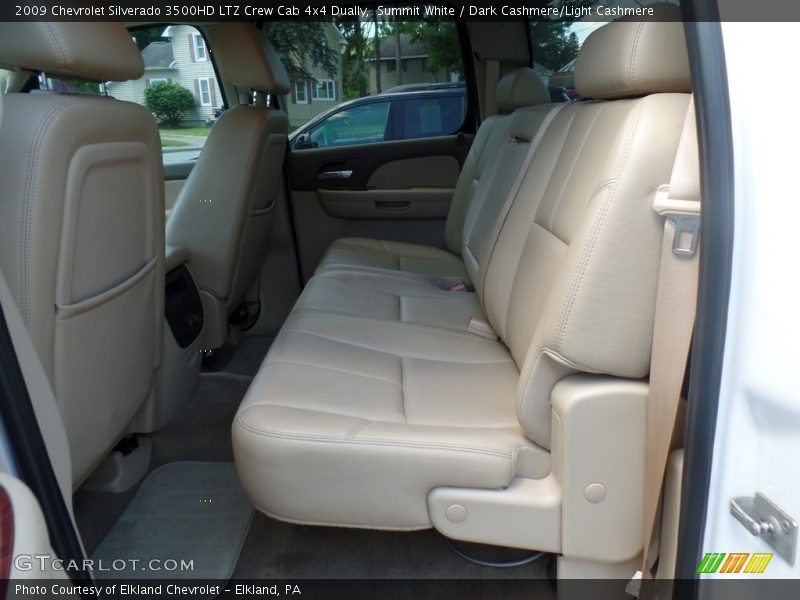 Summit White / Dark Cashmere/Light Cashmere 2009 Chevrolet Silverado 3500HD LTZ Crew Cab 4x4 Dually