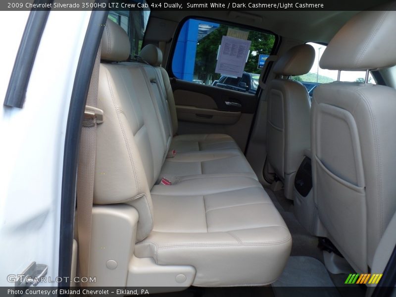 Summit White / Dark Cashmere/Light Cashmere 2009 Chevrolet Silverado 3500HD LTZ Crew Cab 4x4 Dually