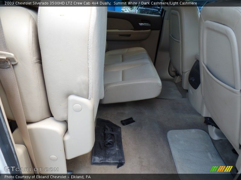 Summit White / Dark Cashmere/Light Cashmere 2009 Chevrolet Silverado 3500HD LTZ Crew Cab 4x4 Dually