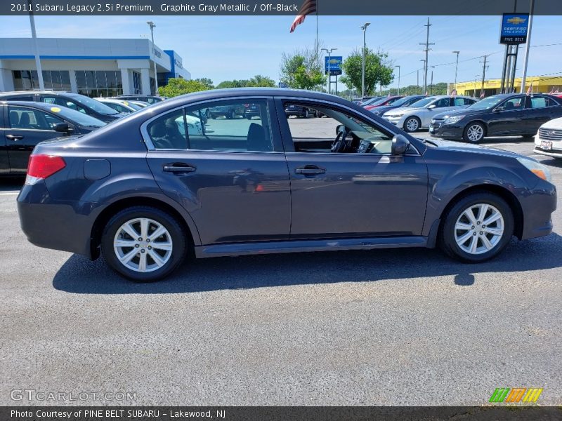 Graphite Gray Metallic / Off-Black 2011 Subaru Legacy 2.5i Premium