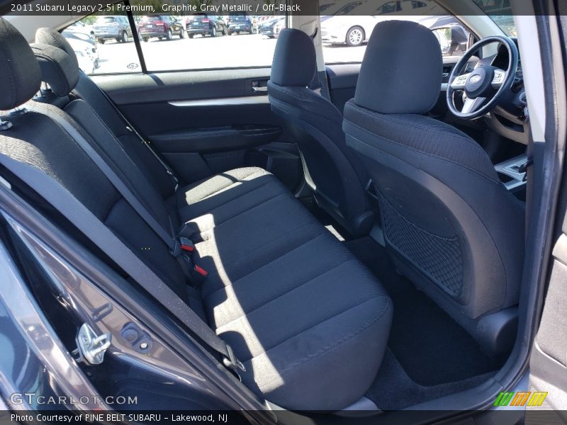 Graphite Gray Metallic / Off-Black 2011 Subaru Legacy 2.5i Premium