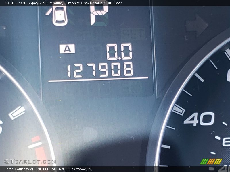 Graphite Gray Metallic / Off-Black 2011 Subaru Legacy 2.5i Premium
