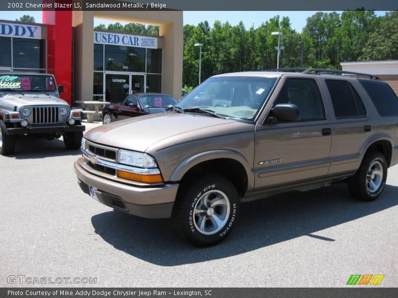 Sandalwood Metallic / Beige 2002 Chevrolet Blazer LS