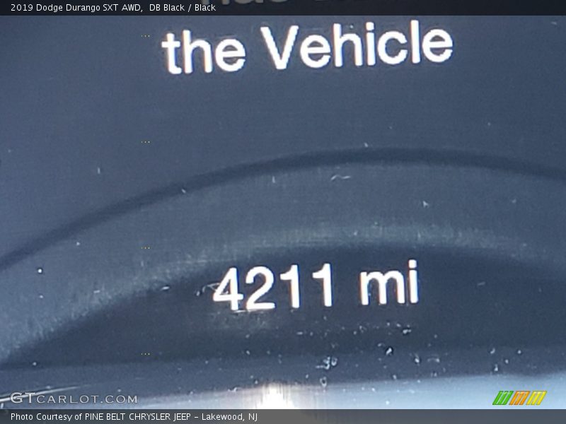 DB Black / Black 2019 Dodge Durango SXT AWD
