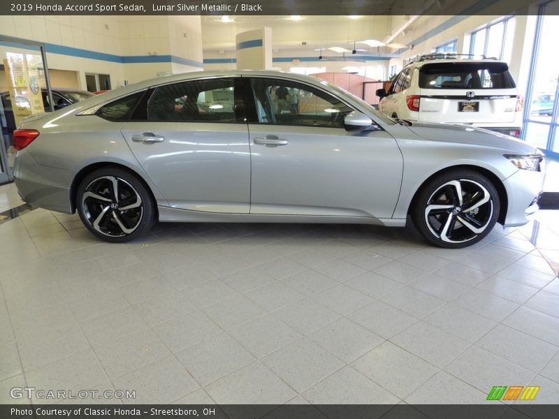 Lunar Silver Metallic / Black 2019 Honda Accord Sport Sedan