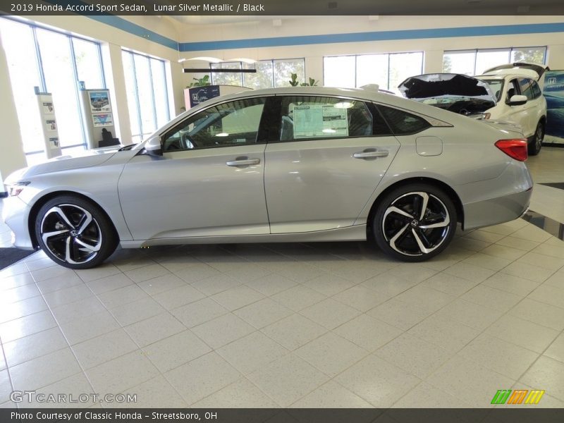 Lunar Silver Metallic / Black 2019 Honda Accord Sport Sedan