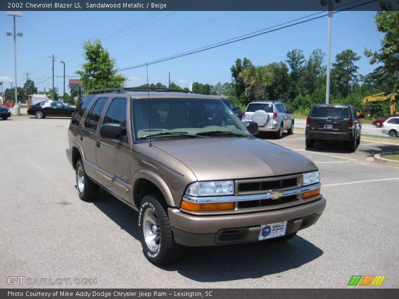 Sandalwood Metallic / Beige 2002 Chevrolet Blazer LS
