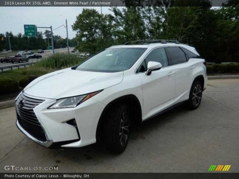 Eminent White Pearl / Parchment 2019 Lexus RX 350L AWD