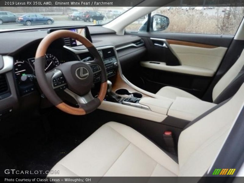 Eminent White Pearl / Parchment 2019 Lexus RX 350L AWD