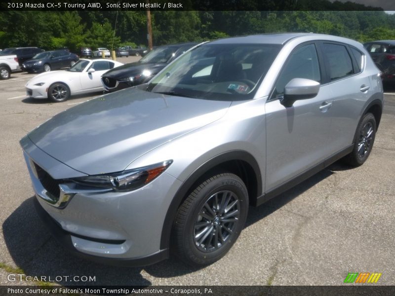 Sonic Silver Metallic / Black 2019 Mazda CX-5 Touring AWD