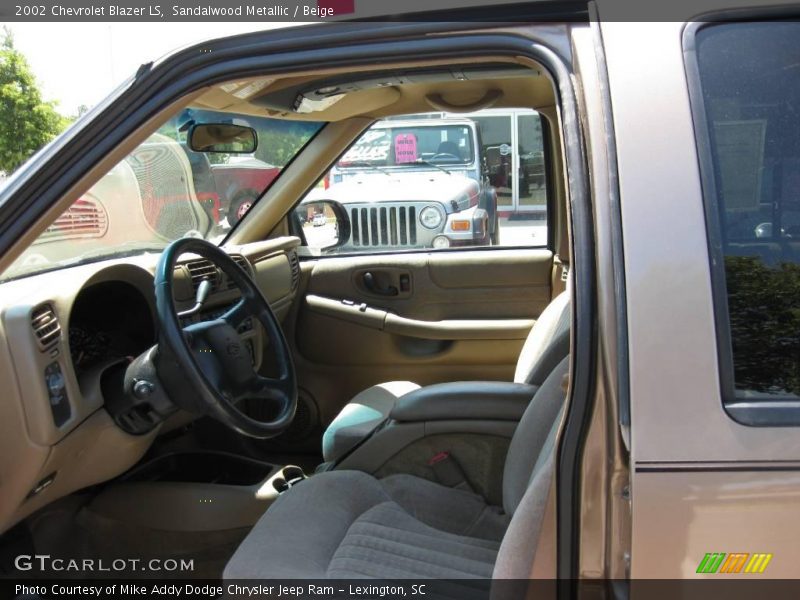 Sandalwood Metallic / Beige 2002 Chevrolet Blazer LS