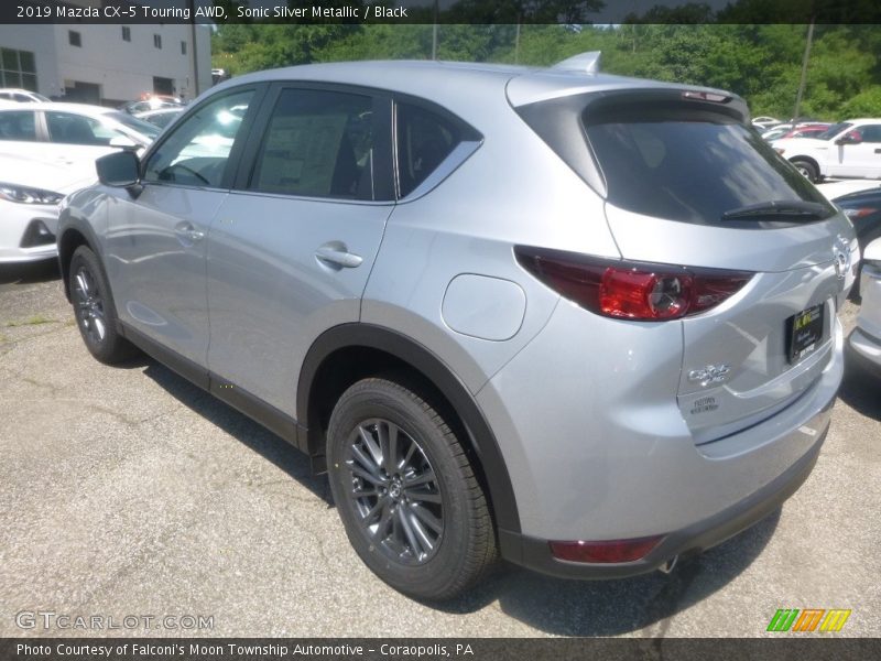 Sonic Silver Metallic / Black 2019 Mazda CX-5 Touring AWD