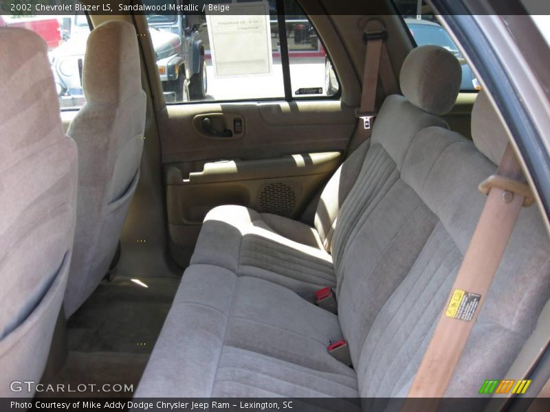 Sandalwood Metallic / Beige 2002 Chevrolet Blazer LS