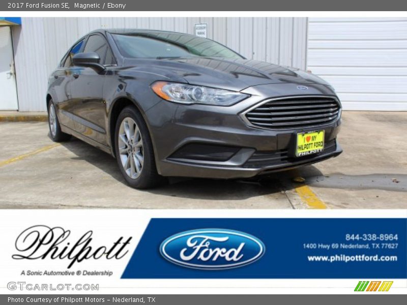 Magnetic / Ebony 2017 Ford Fusion SE