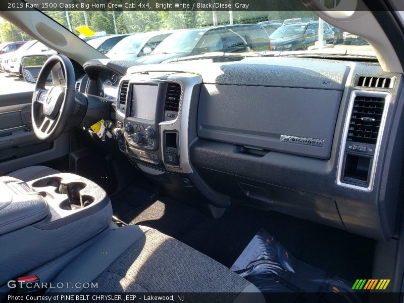 Bright White / Black/Diesel Gray 2019 Ram 1500 Classic Big Horn Crew Cab 4x4