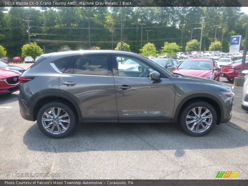 Machine Gray Metallic / Black 2019 Mazda CX-5 Grand Touring AWD