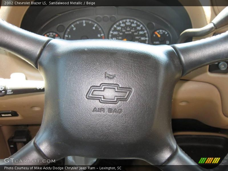 Sandalwood Metallic / Beige 2002 Chevrolet Blazer LS